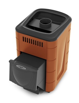 Печь для бани ПБ Компакт 2017 Inox ДА терракота